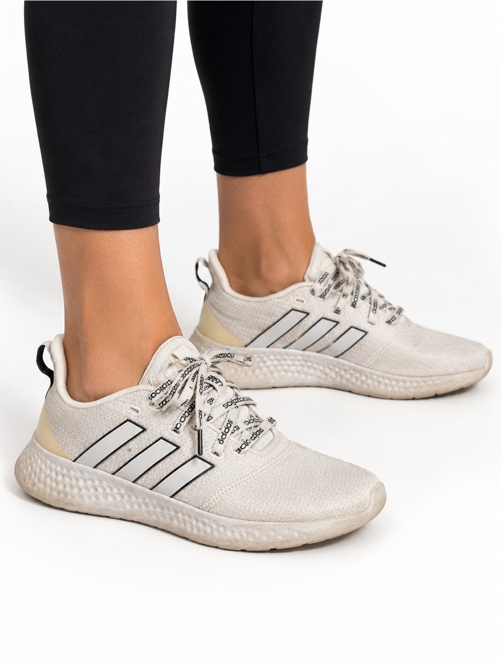 Adidas Fluidflow 2.0 Running Shoes – Women’s Size 10 – White/Gray